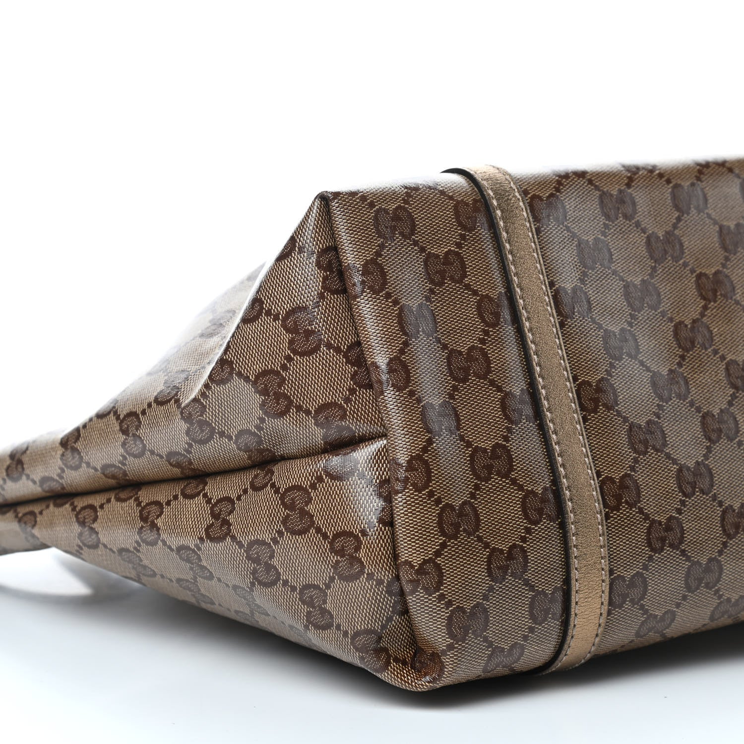 Gucci Crystal Monogram Medium Joy Tote Gold 9 of 10
