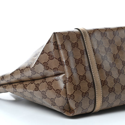 Gucci Crystal Monogram Medium Joy Tote Gold 9 of 10