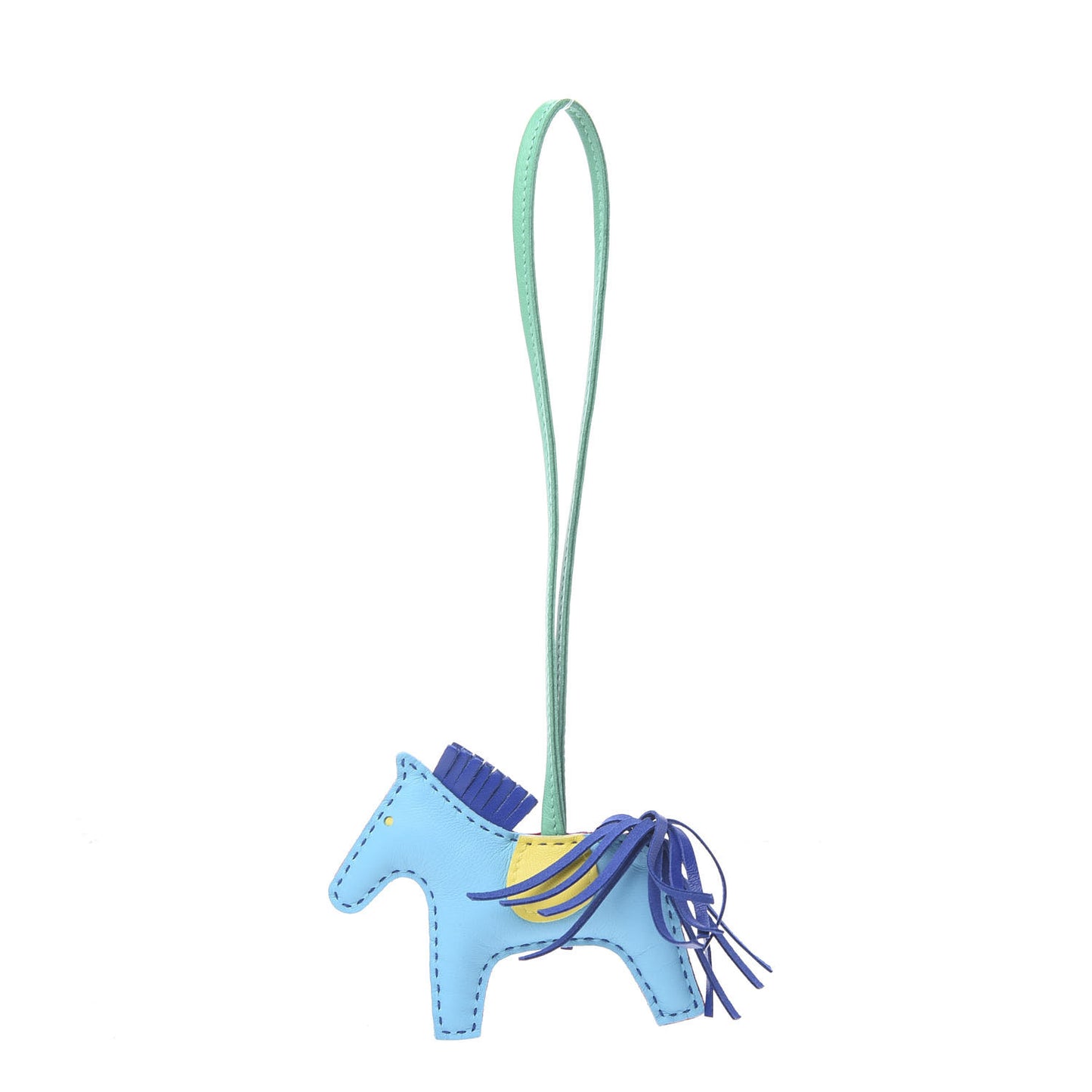 Milo Lambskin Grigri Rodeo Horse Bag Charm PM Rose Shocking Bleu Azteque Bleu Electrique Menthe Soufre Violet