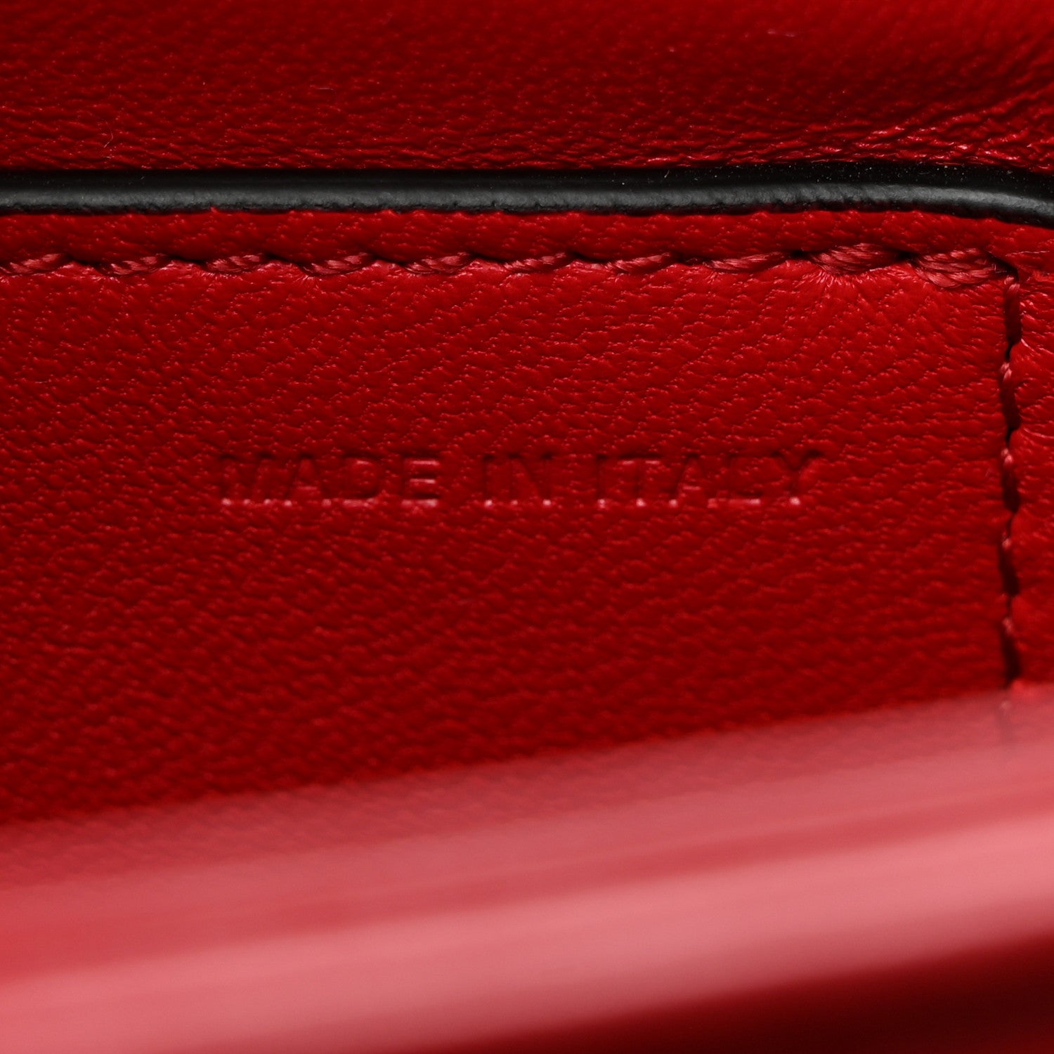 Valentino Garavani Nappa One Stud Chain Clutch Rouge Pur 7 of 10