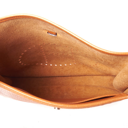 Hermes Taurillon Clemence Evelyne PM Orange 5 of 9