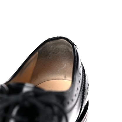 Christian Louboutin Patent Charletta Brogue Oxfords 37.5 Black 13 of 14