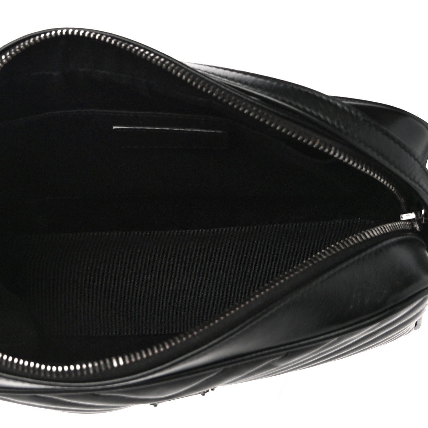 Saint Laurent Calfskin Matelasse Monogram Lou Camera Bag Black 5 of 10
