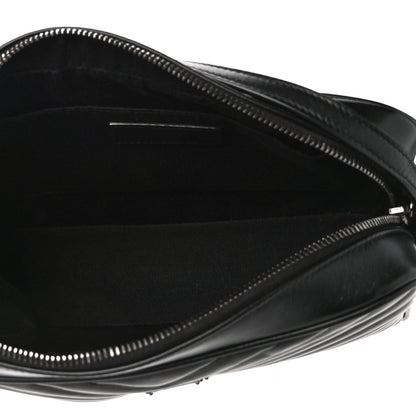 Saint Laurent Calfskin Matelasse Monogram Lou Camera Bag Black 5 of 10