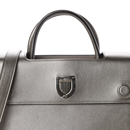 Christian Dior Metallic Grained Calfskin Medium Diorever Flap Gold 9 of 9