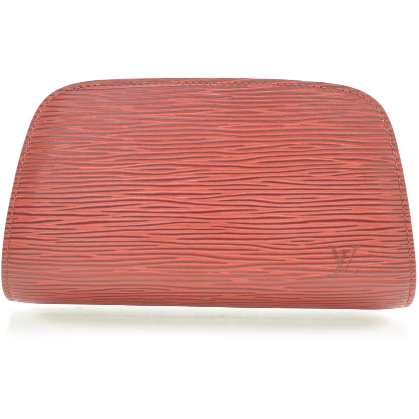 Epi Dauphine Cosmetic Pouch Red