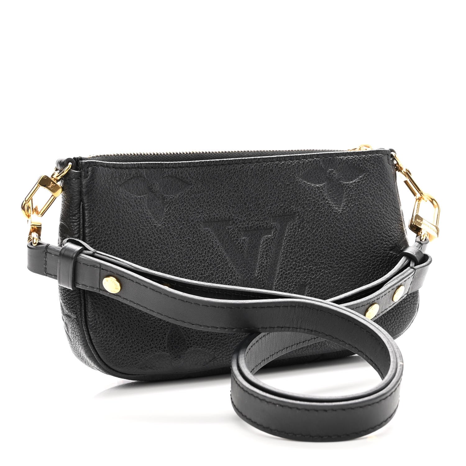 Louis Vuitton Empreinte Monogram Giant Multi Pochette Accessories Large Pochette Black 2 of 9