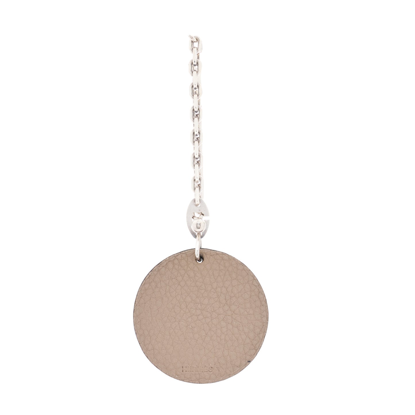 Togo Hippo Key Chain Bag Charm Gris Tourterelle