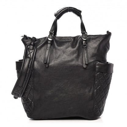 Jimmy Choo Lambskin Chain Embellished Blare Tote Black 1 of 9