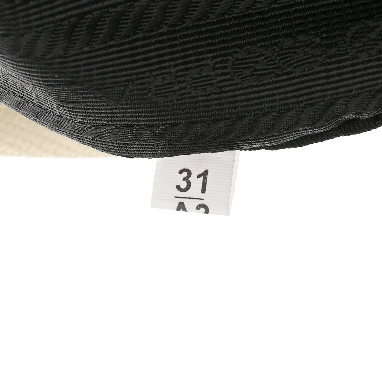 Prada Terry Cloth Mini Re-Edition 2000 Bag White Black 7 of 11