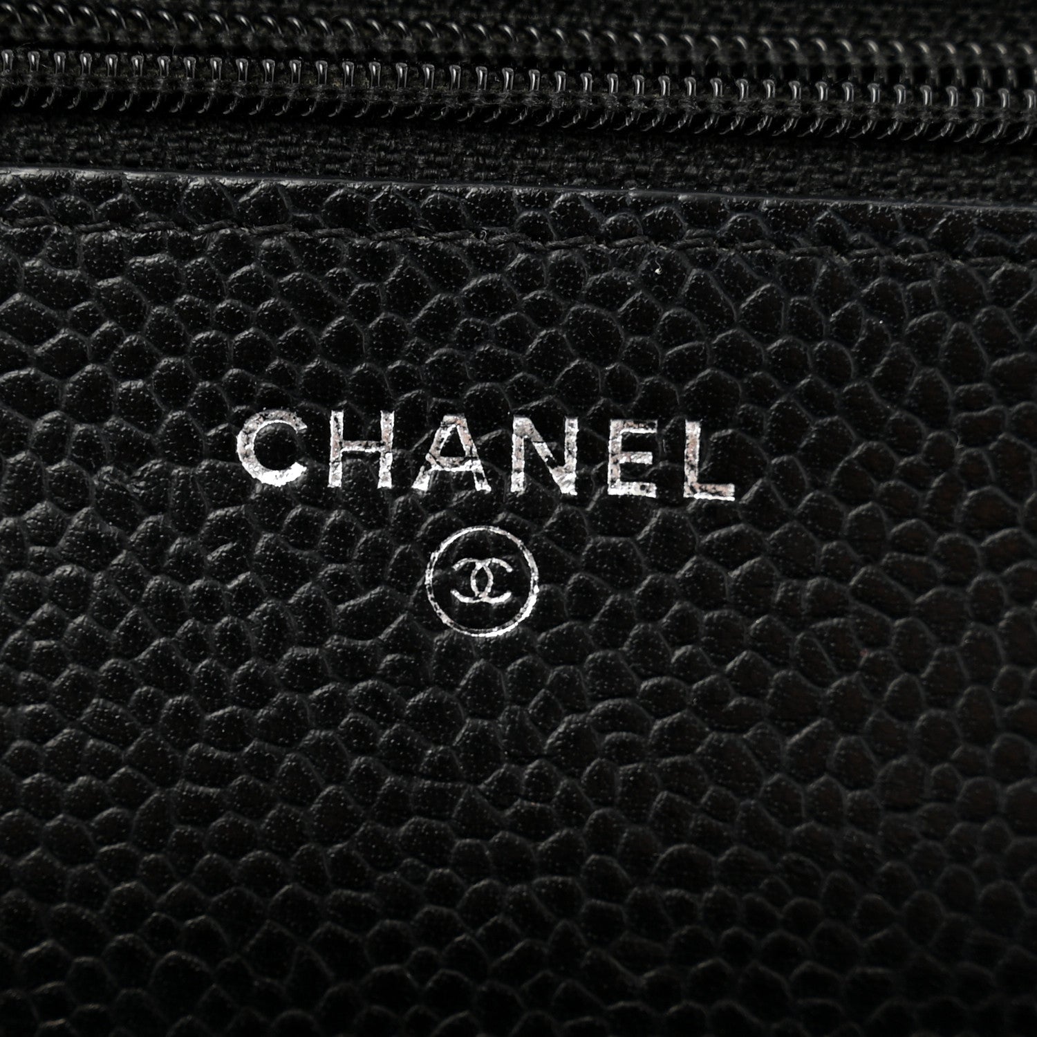 Chanel Caviar Quilted Wallet on Chain WOC Black 7 of 14
