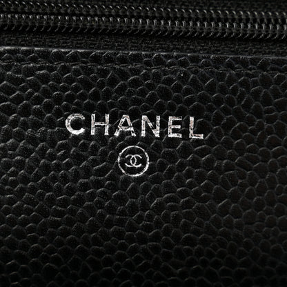 Chanel Caviar Quilted Wallet on Chain WOC Black 7 of 14