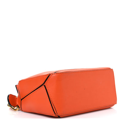 Loewe Calfskin Mini Puzzle Bag Orange 4 of 12