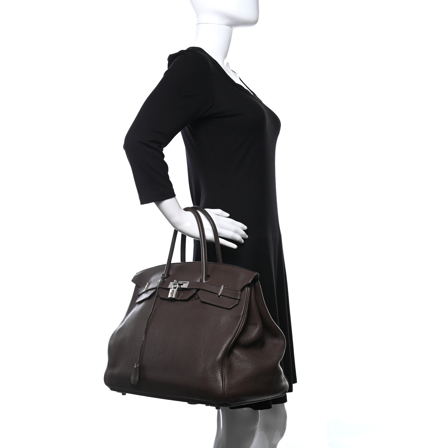 Hermes Togo Birkin 40 Chocolate 2 of 12