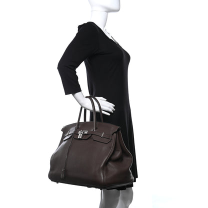 Hermes Togo Birkin 40 Chocolate 2 of 12