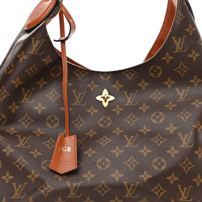 Louis Vuitton Monogram Flower Hobo Caramel 7 of 16