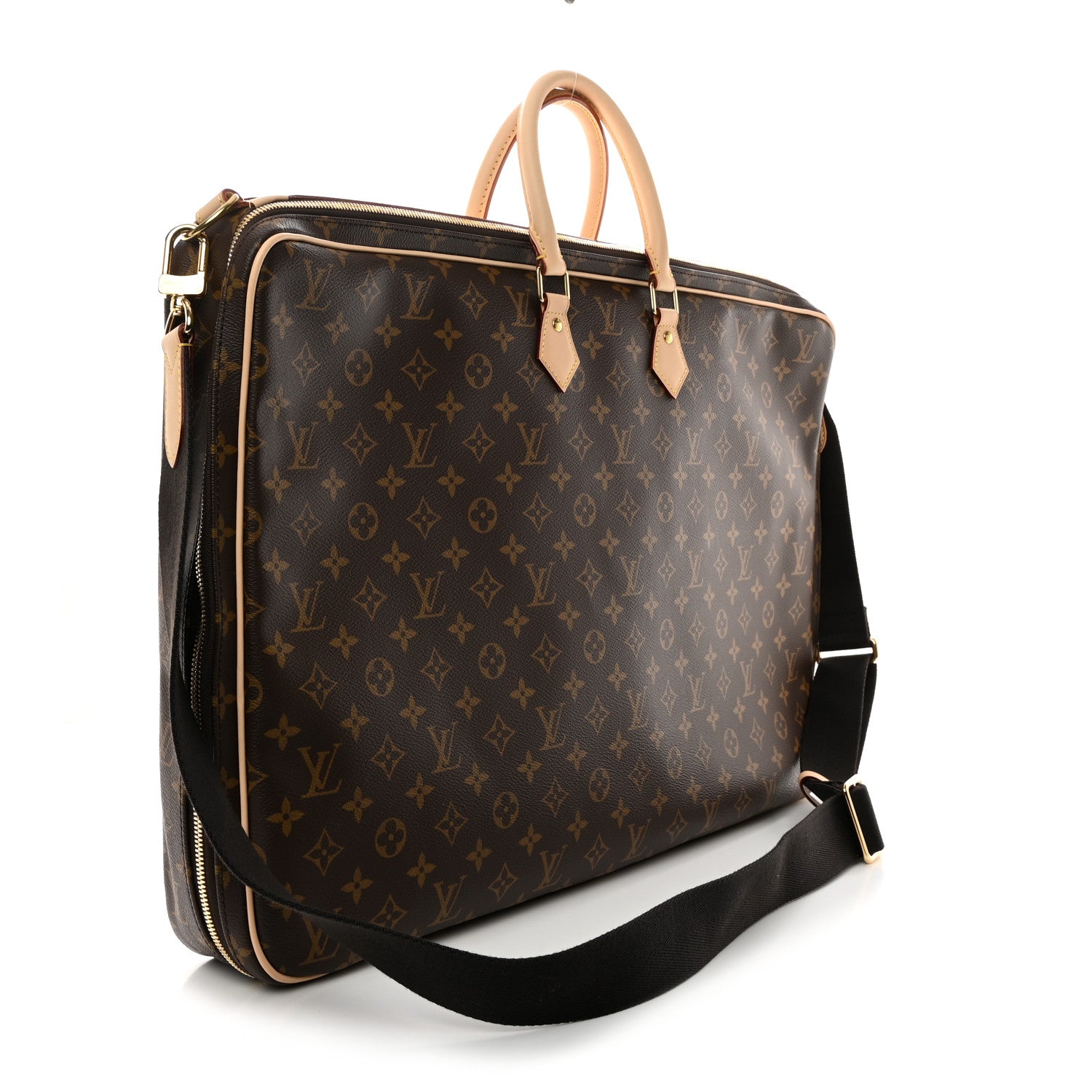 Louis Vuitton Monogram Garment Cover 2 Hangers 2 of 10