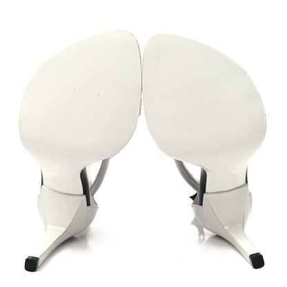 Louis Vuitton Calfskin Call Back Sandals 37 White 5 of 8