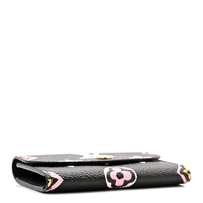 Louis Vuitton Monogram Giant Wild At Heart Rosalie Coin Purse Black 4 of 6