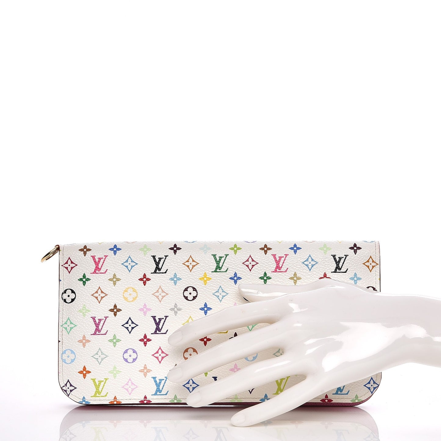 Monogram Multicolor Insolite Wallet White Litchi