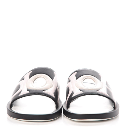 Christian Dior Calfskin Marina Slides 38 Black 2 of 8