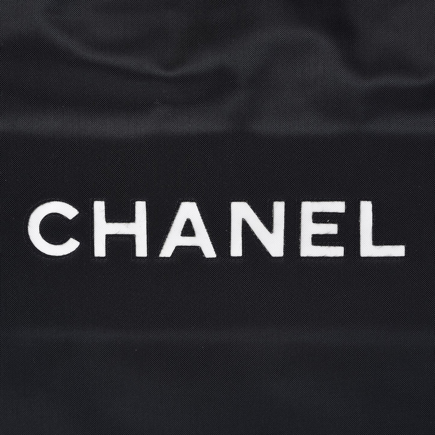 Canvas Chain Jumbo CC Tote Black