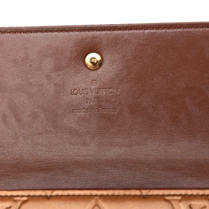 Louis Vuitton Vernis Porte Tresor International Wallet Bronze 6 of 7
