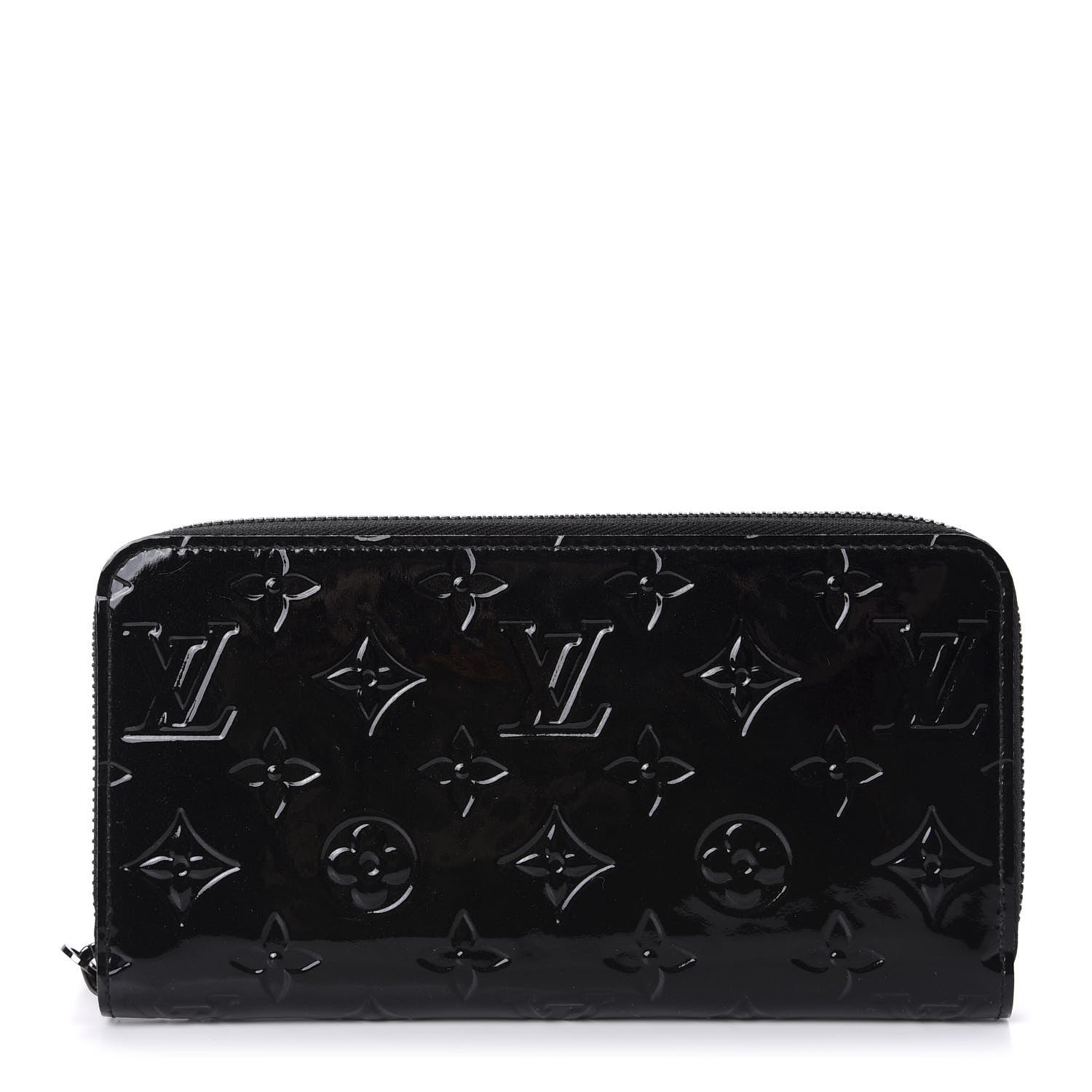 Louis Vuitton Vernis Zippy Wallet Noir Magnetique 1 of 9