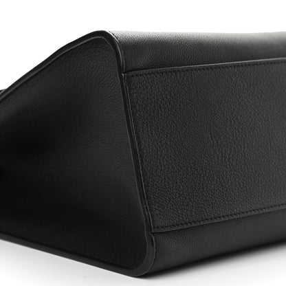Louis Vuitton Soft Calfskin Lockme Tote MM Black 9 of 11