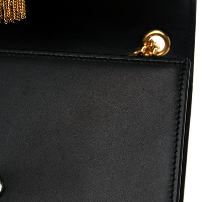Saint Laurent Calfskin Small Classic Monogram Kate Tassel Satchel Black 14 of 17