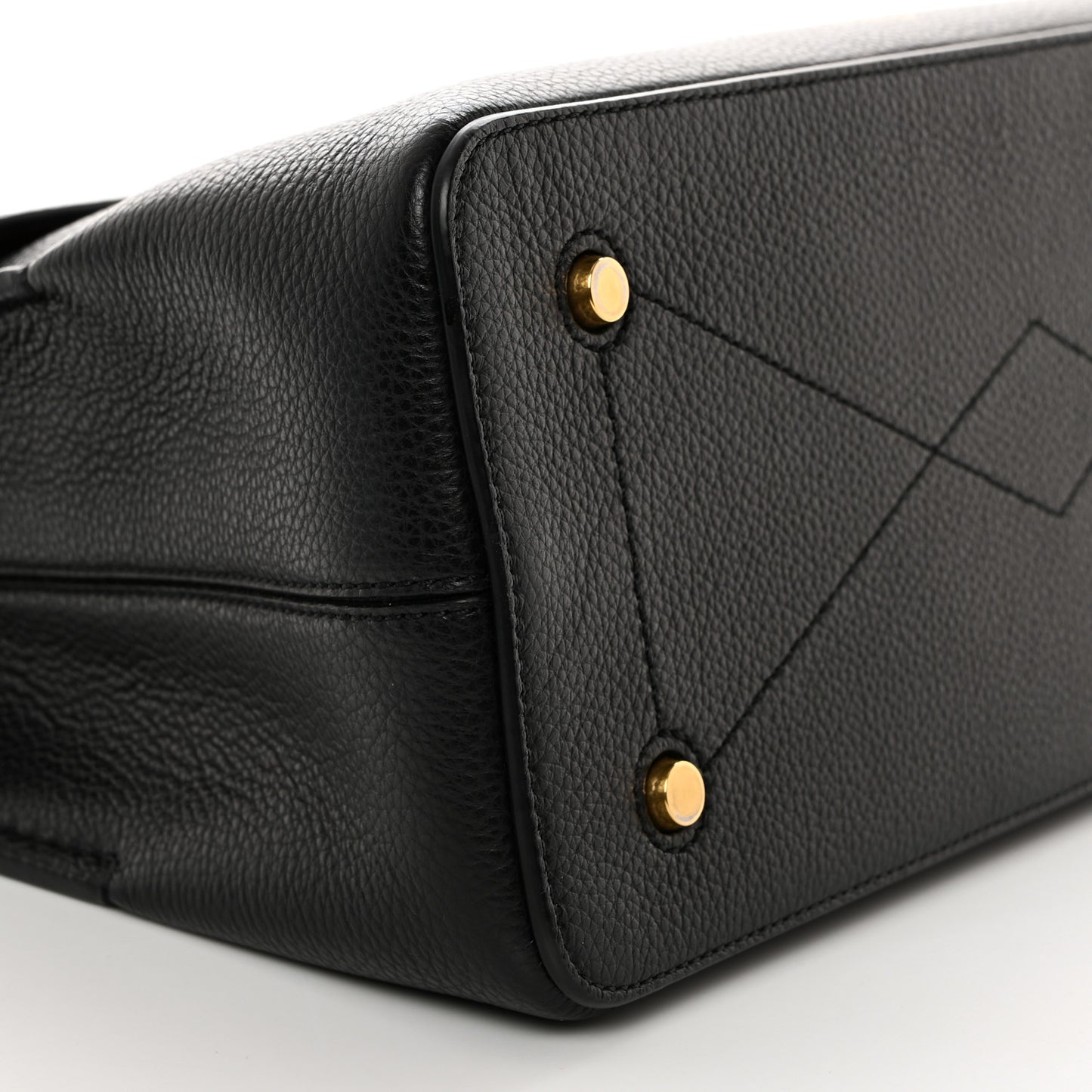 Small Classic Grain Calfskin Small Seaton Black