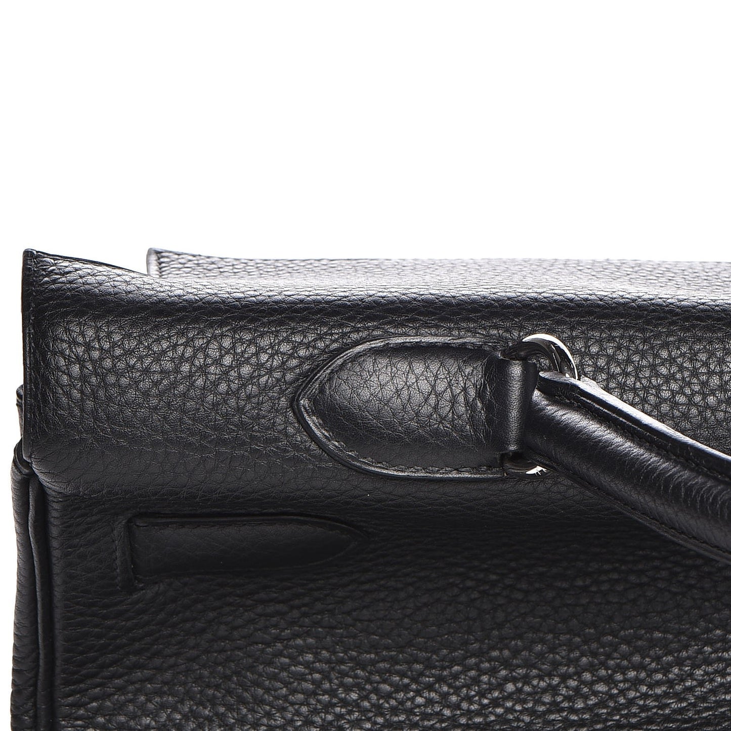 Taurillon Clemence Shoulder Kelly 40 Black