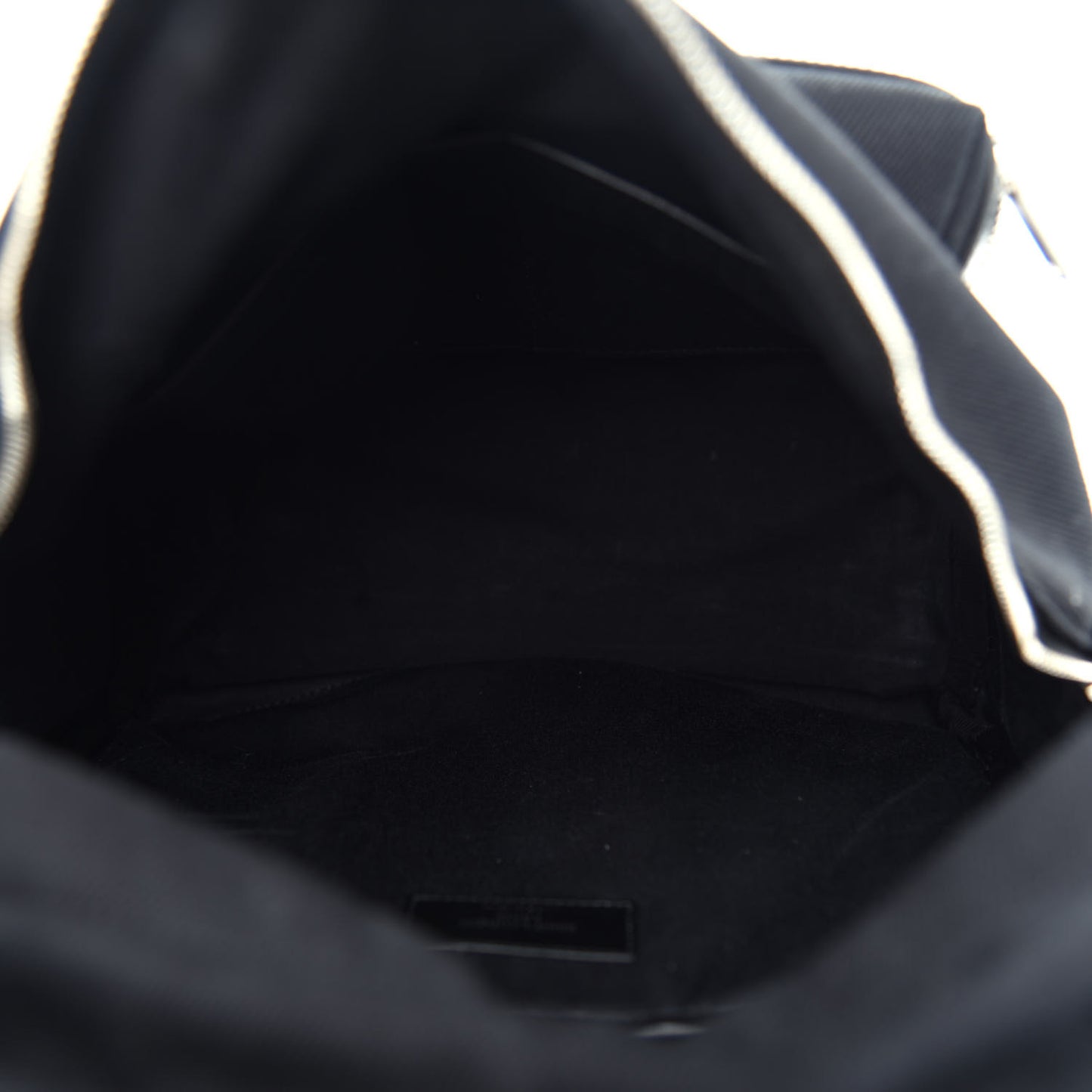 Canvas Signature Heaven Embroidered Mini City Backpack Black