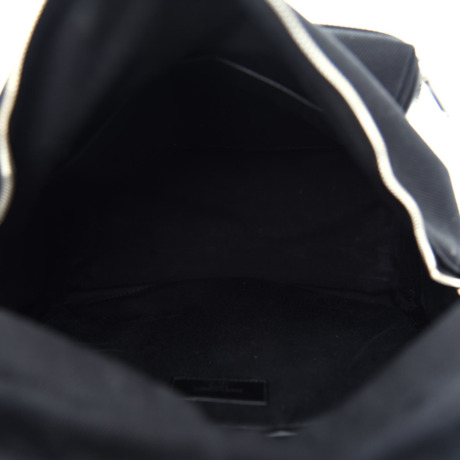 Saint Laurent Canvas Signature Heaven Embroidered Mini City Backpack Black 5 of 11