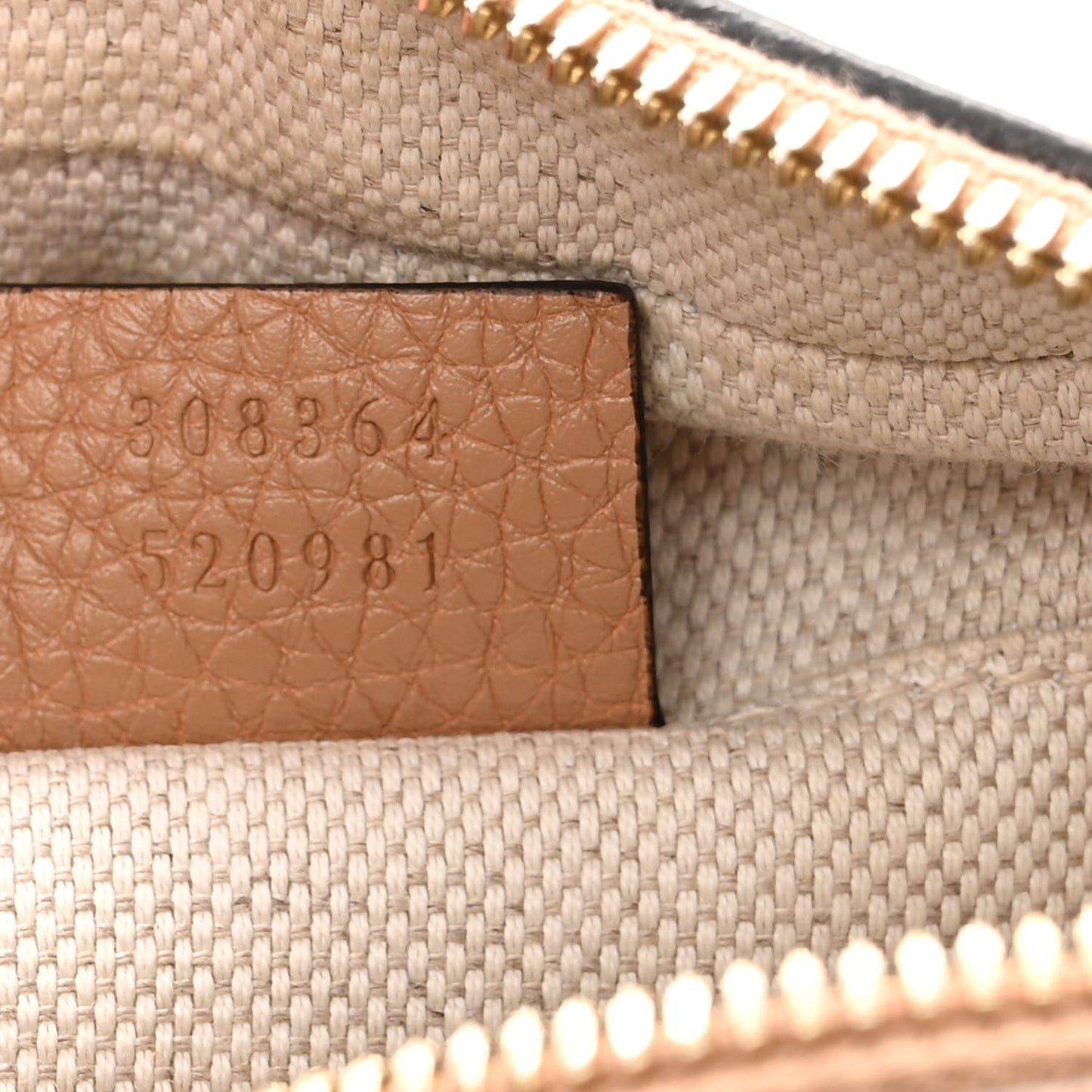 Pebbled Calfskin Small Soho Disco Bag Rose Beige