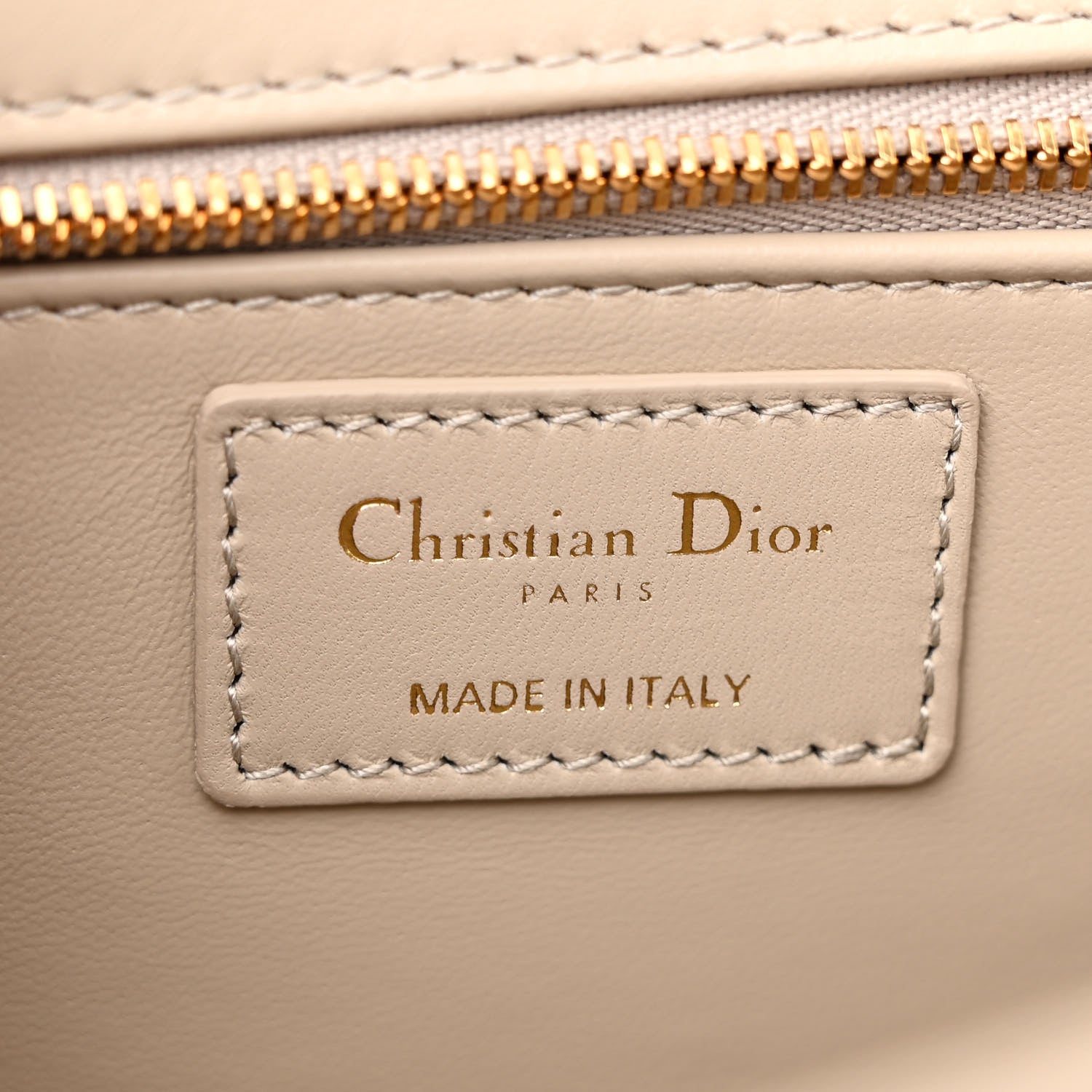 Christian Dior Lambskin Maxi Cannage 30 Montaigne Chain Top Handle Bag Beige 6 of 12