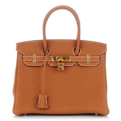 Hermes Togo Birkin 30 Gold 1 of 26