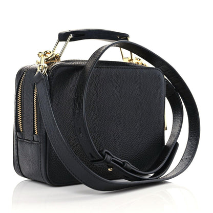 Marc Jacobs Calfskin Mini The Textured Box Bag Black 3 of 11