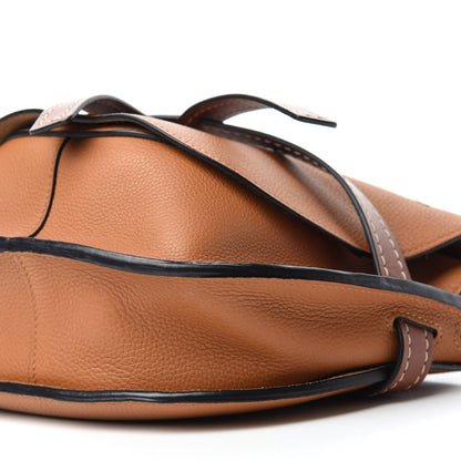 Loewe Grained Calfskin Small Gate Crossbody Bag Caramel Pecan 7 of 10