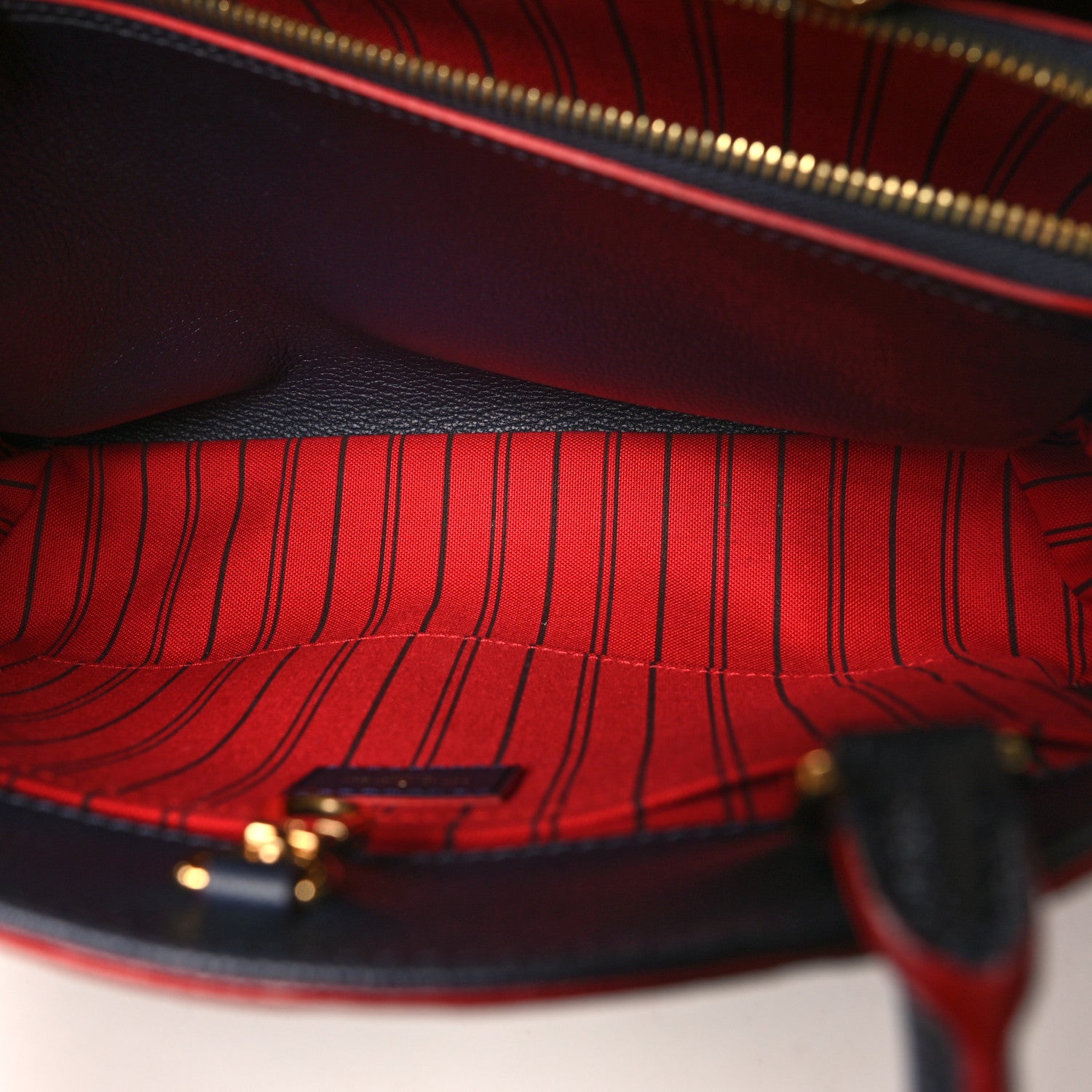 Louis Vuitton Empreinte Montaigne MM Marine Rouge 7 of 11