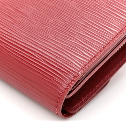 Louis Vuitton Epi Joey Wallet Rubis 12 of 13