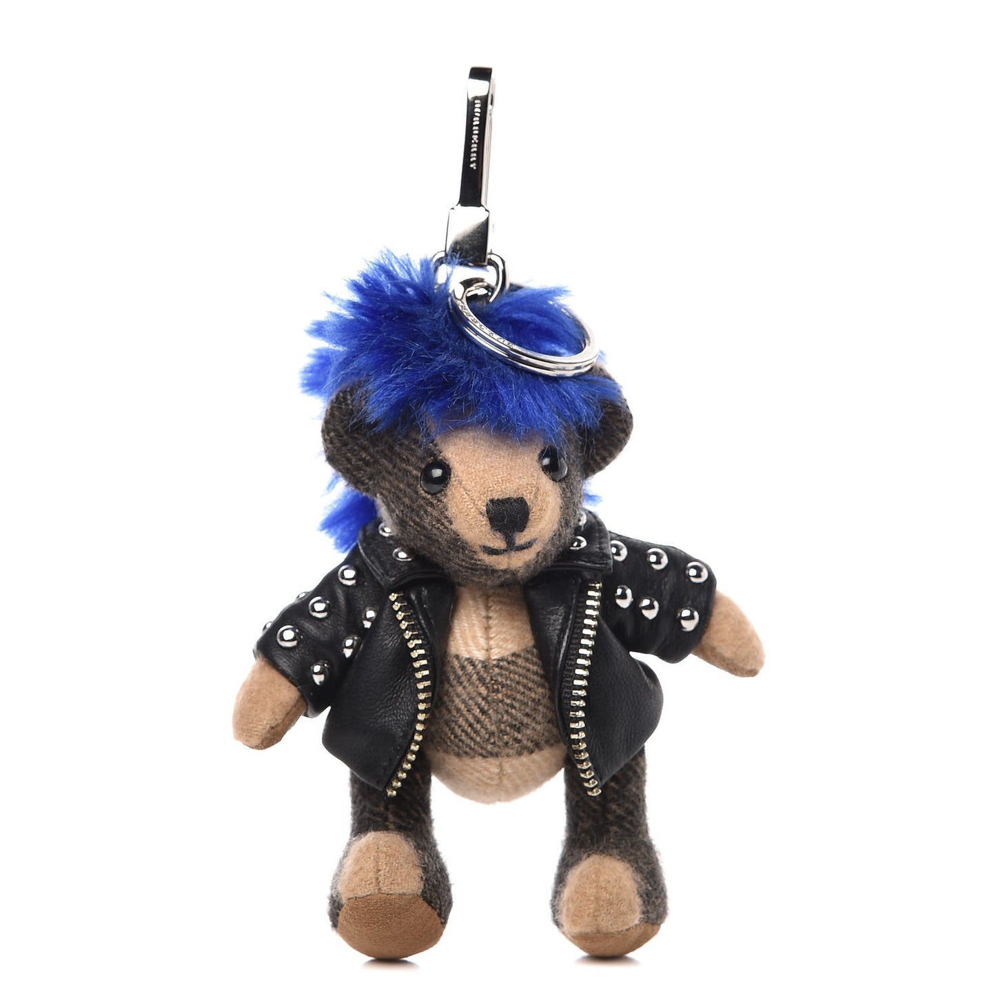 Cashmere Thomas Punk Teddy Bear Keychain Charm Camel