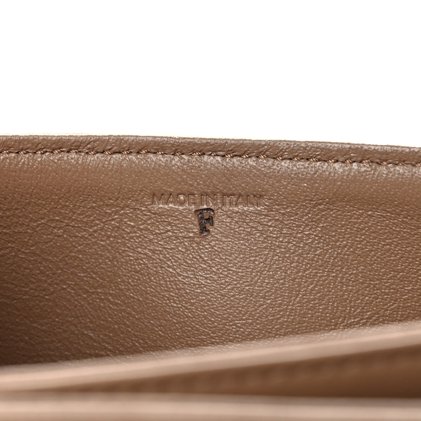 Shiny Calfskin Medium C Bag Light Camel