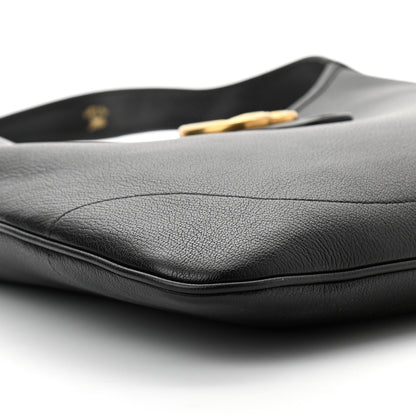 Gucci Goatskin Medium Aphrodite Shoulder Bag Black 9 of 10