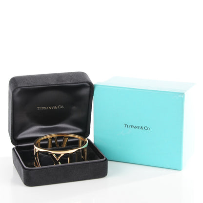 Tiffany 18k Yellow Gold Wide Atlas Bangle 5 of 7