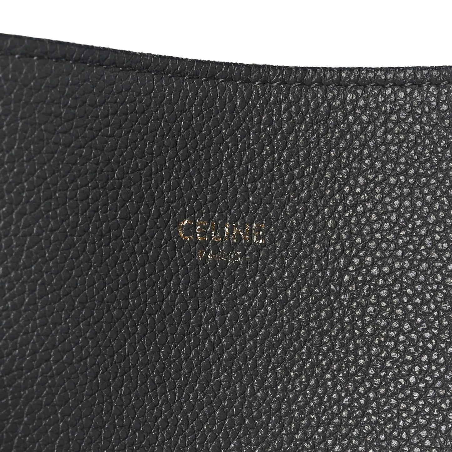 Soft Grained Calfskin Belt Cabas Phantom Medium Grey