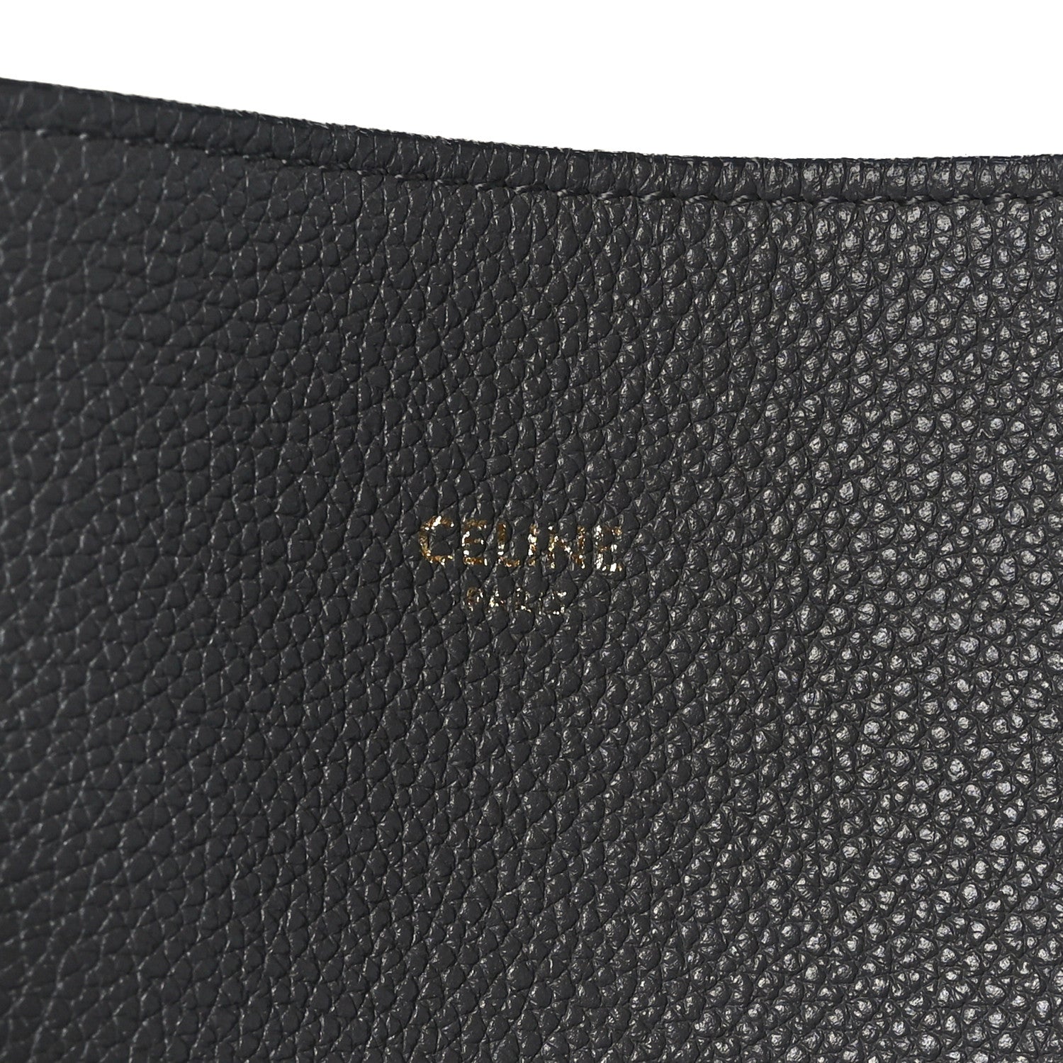 Celine Soft Grained Calfskin Belt Cabas Phantom Medium Grey 6 of 10