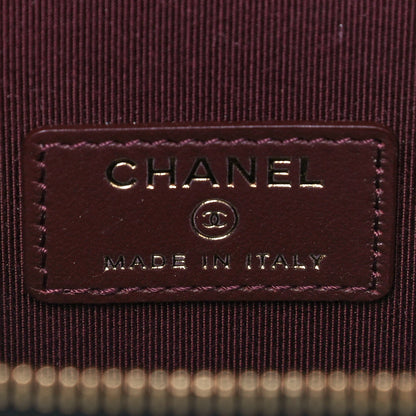 Chanel Caviar Quilted Mini Vanity Case With Chain Black 6 of 15