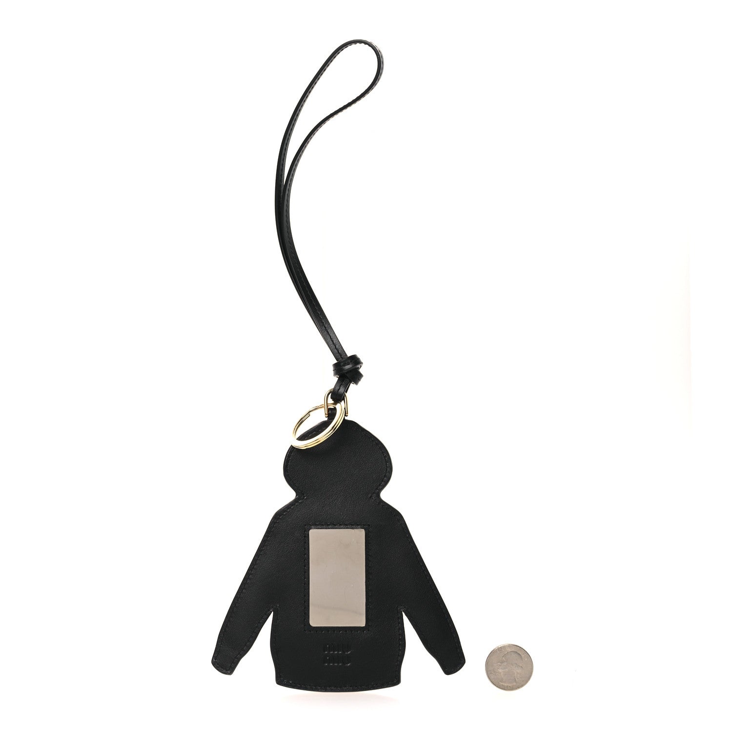Miu Miu Calfskin Hoodie Trick Bag Charm Grigio 1880249 – FASHIONPHILE
