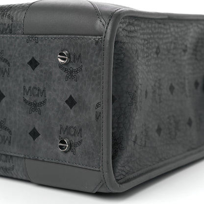 MCM Visetos Large Munchen Tote Grey 8 of 8